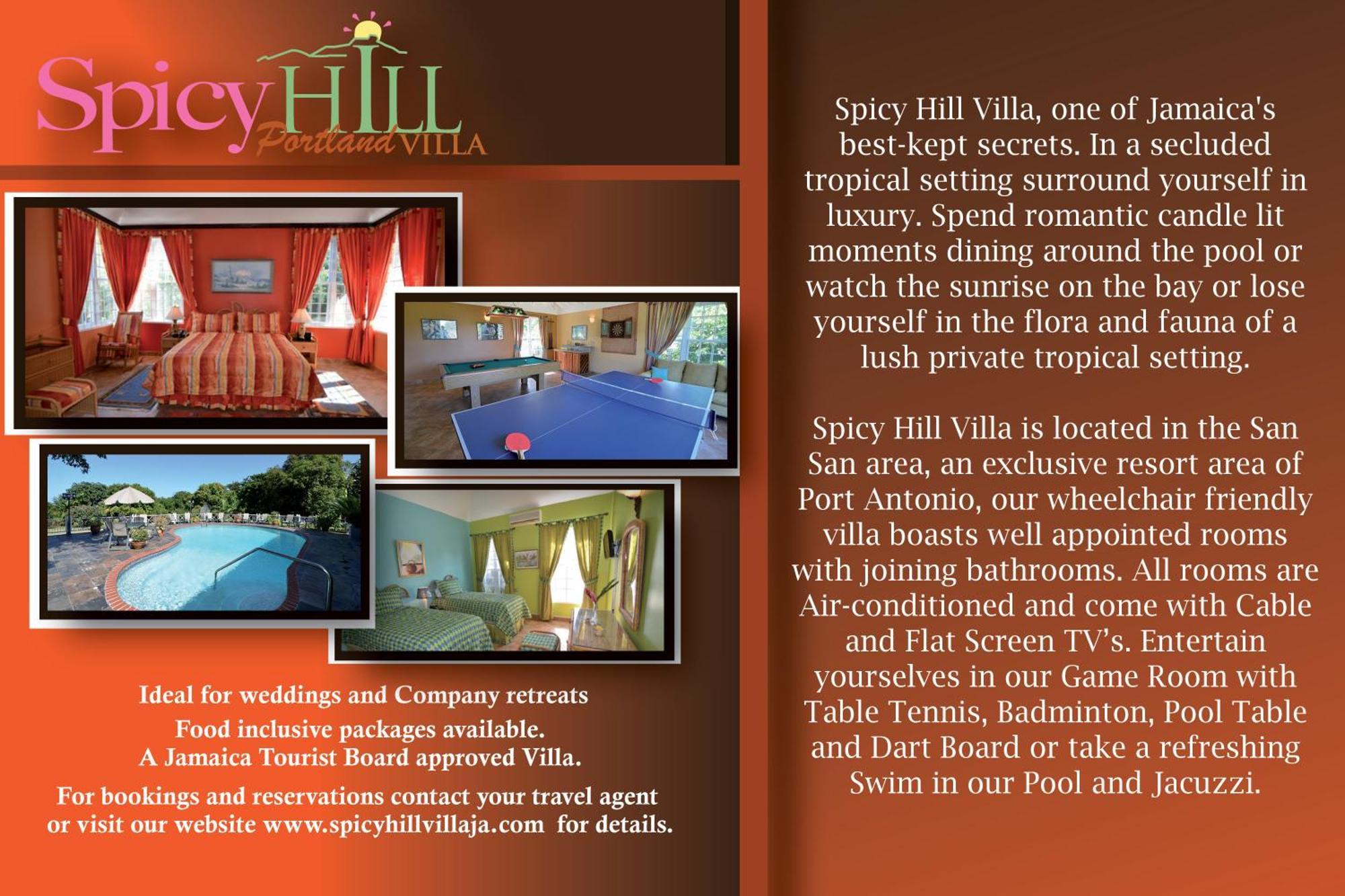 Spicy Hill Villa Port Antonio Ruang foto